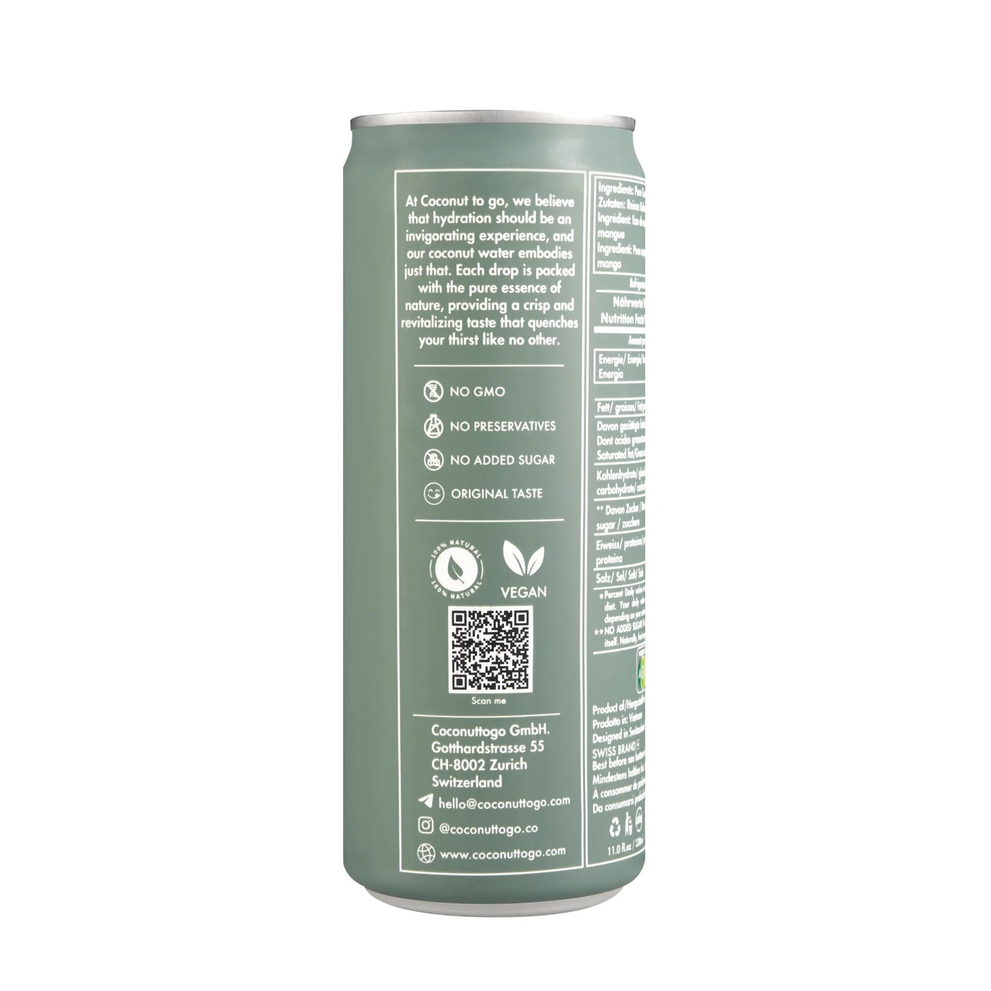 COCONUT WATER + PINEAPPLE