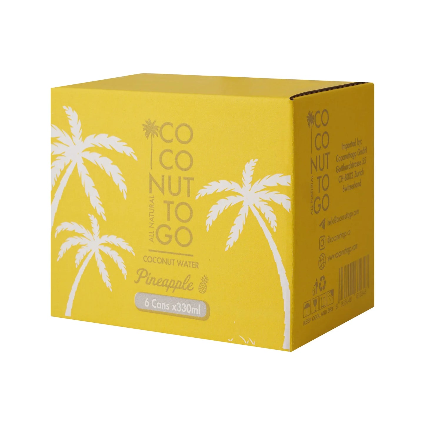 COCONUT WATER + PINEAPPLE