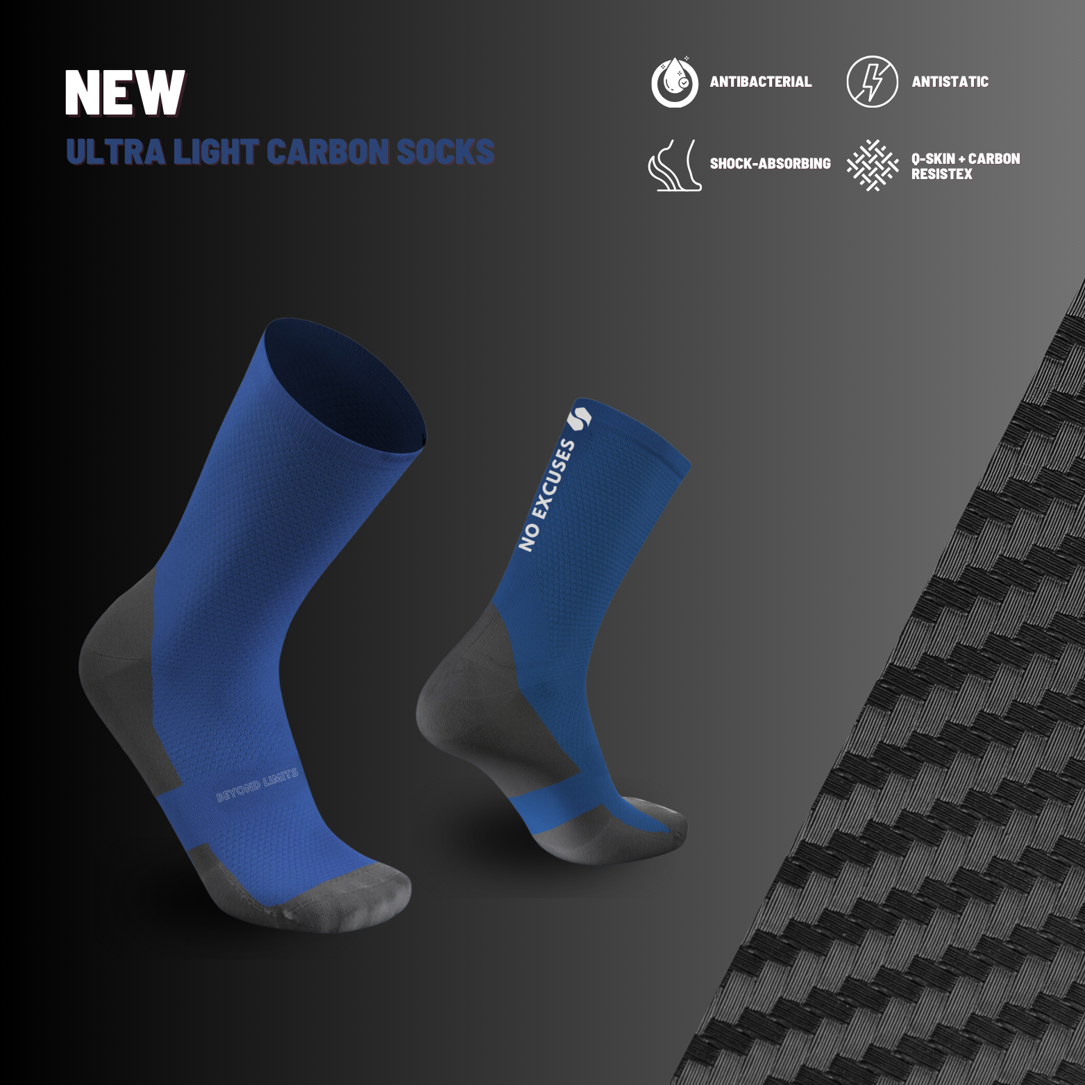 SAISEI ULTRA CARBON NO EXCUSES - Saisei Socks
