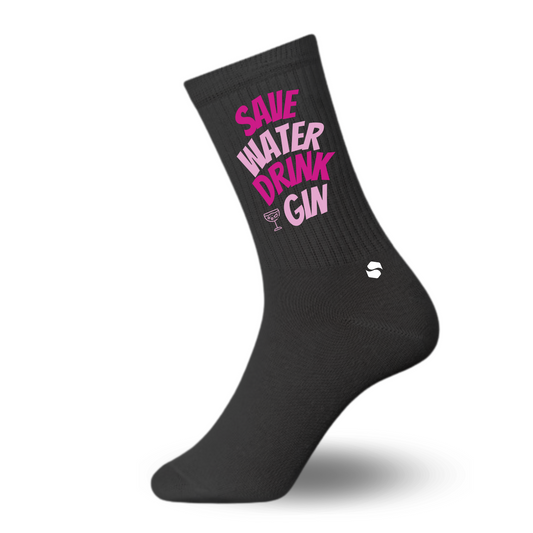 Save Water Drink Gin Socks - Saisei Socks