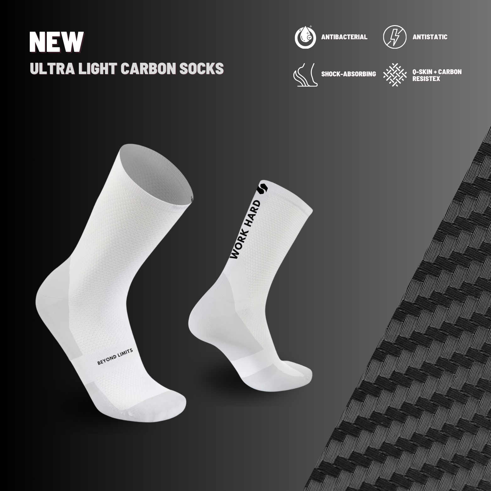 SAISEI ULTRA CARBON WORK HARD - Saisei Socks
