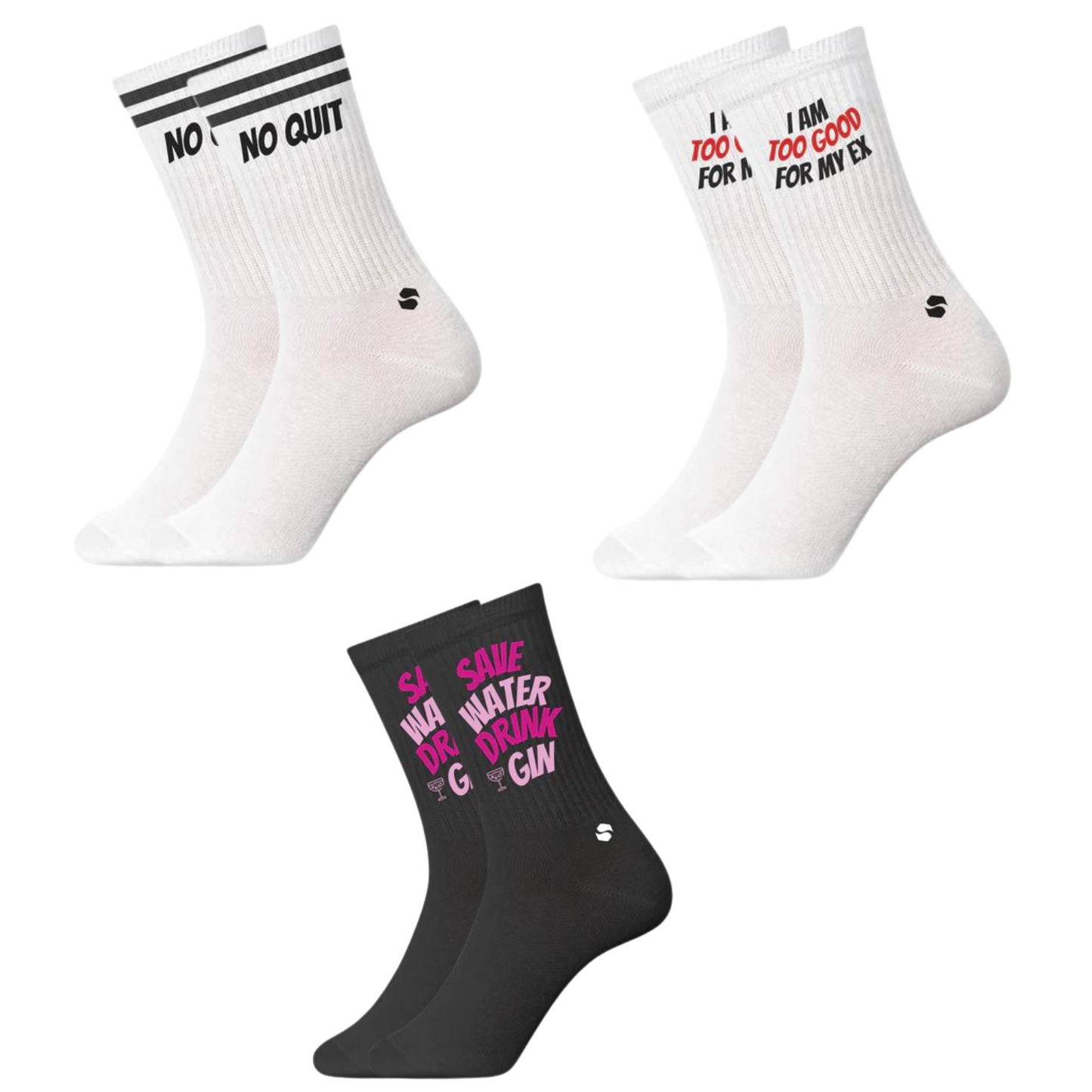 Drink gin quit ex Bundle - Saisei Socks