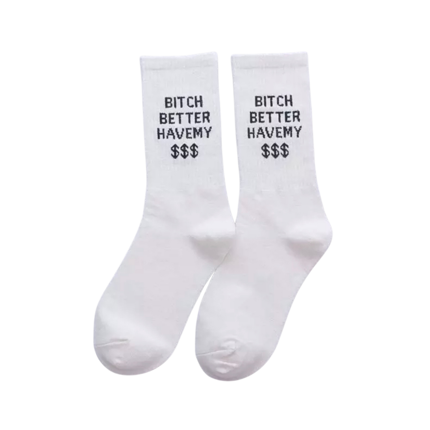 Have my money white Socks Saisei - Saisei Socks