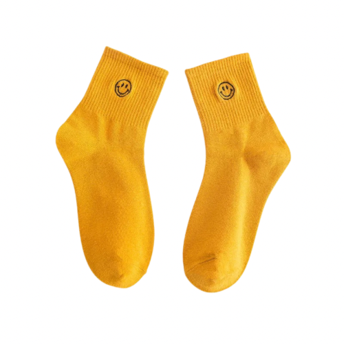 Socks Smile Yellow - Saisei Socks