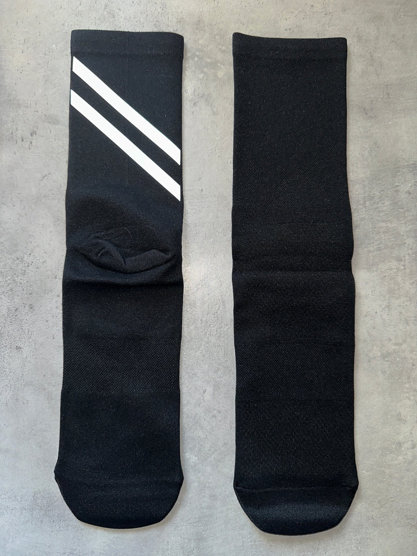 Reflective socks 01 Black Saisei