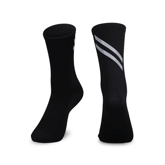 Reflective socks 01 Black Saisei - Saisei Socks