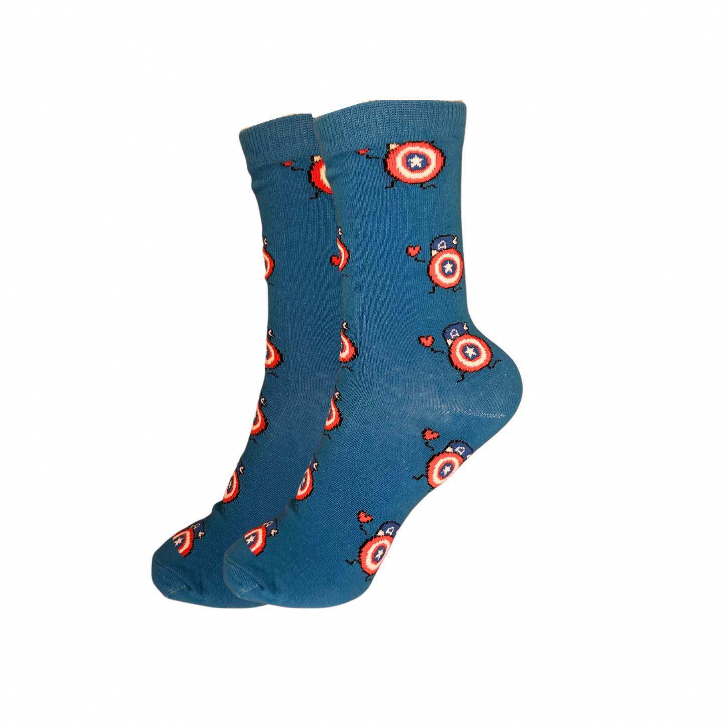 Captain America socks kid