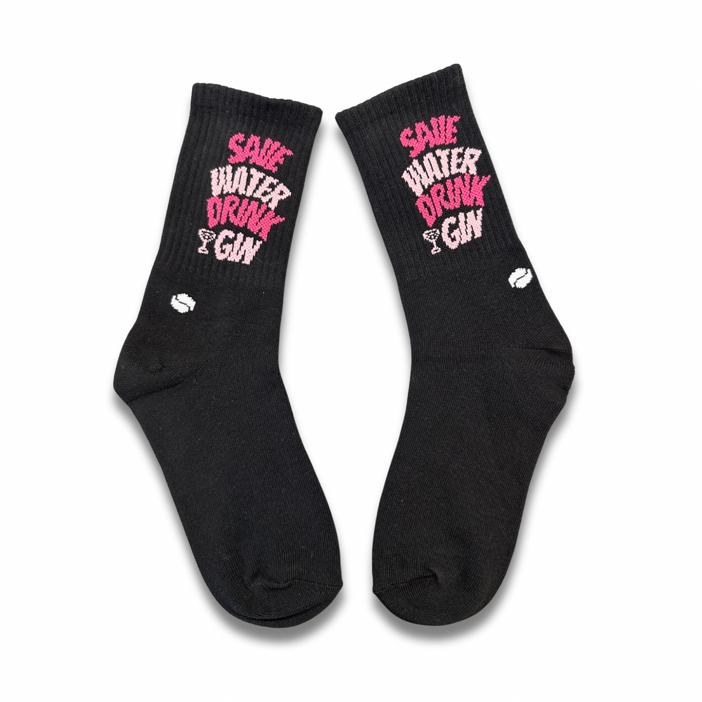 Save Water Drink Gin Socks