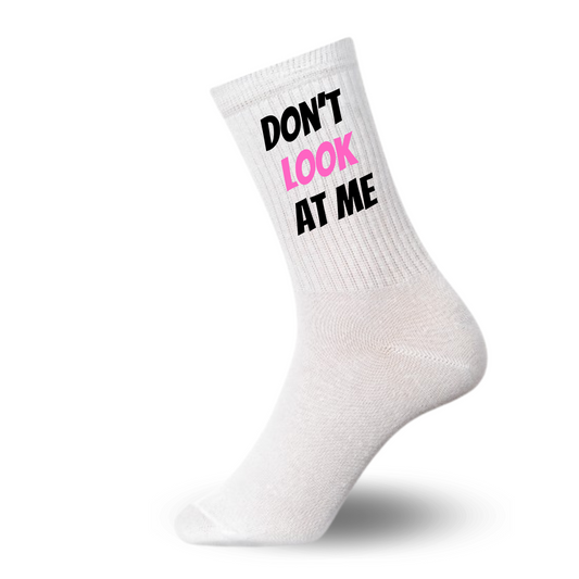 Don't Look At Me Socks