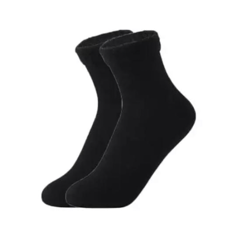 Doubleface Black Socks