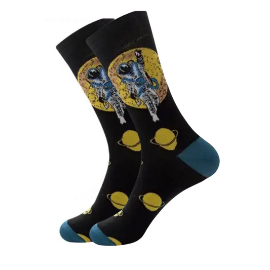 Moon Astronaut Socks