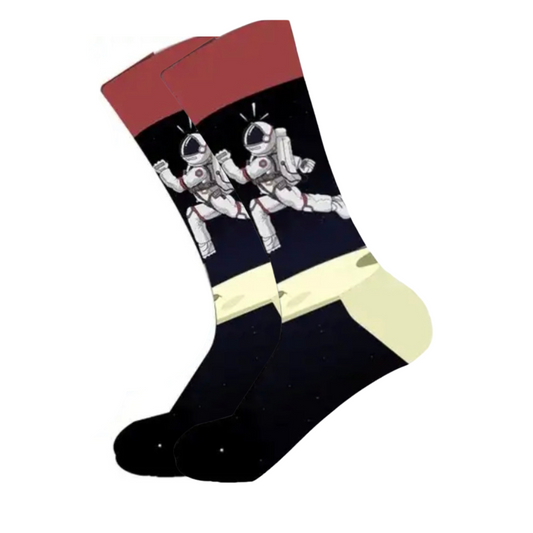 Run Astronaut Socks